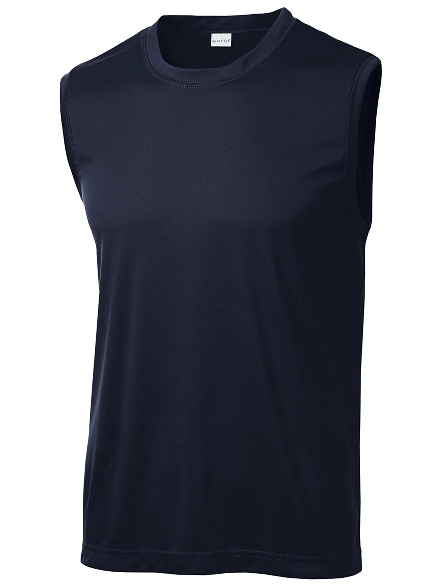 Men'S Sleeveless Crewneck Sports T-Shirt