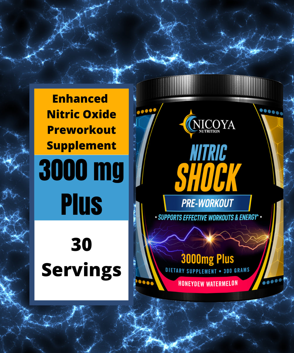 Nitric Oxide - Pre Workout Powder Increase Power, Strength & Energy. Watermelon