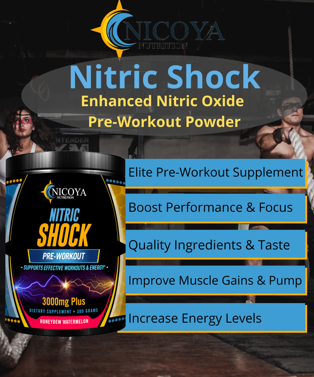 Nitric Oxide - Pre Workout Powder Increase Power, Strength & Energy. Watermelon
