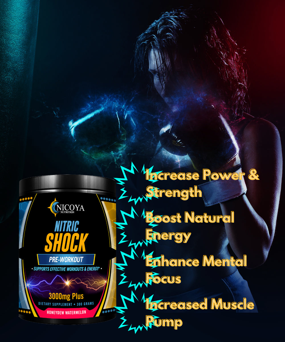 Nitric Oxide - Pre Workout Powder Increase Power, Strength & Energy. Watermelon