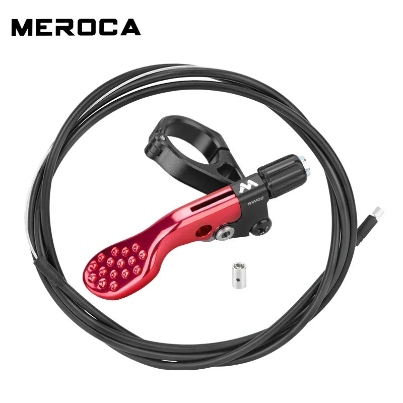MTB Wire-Controlled Seatpost Lift Switch with Cable for 22.2Mm Handlebar Aluminum Alloy Road Bike Lift Seatpost Controller