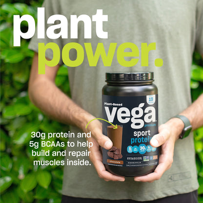 Vega Premium Sport Protein Powder Chocolate 30G Protein 19 Servings Vegan