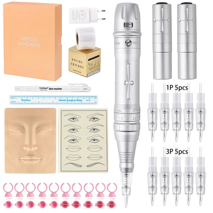 New Wireless PMU Machine Permanent Makeup Kits, Tattoo Pen for Lip/Eyeliner / Eyebrows Microshading Microblading Tattoo Kits