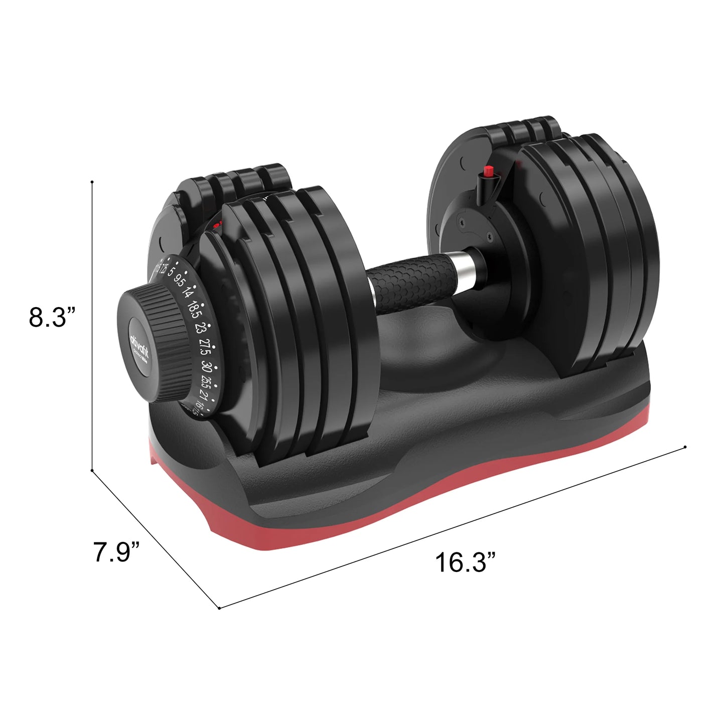 Lava 66 Lb Adjustable Weight Dumbbell Set