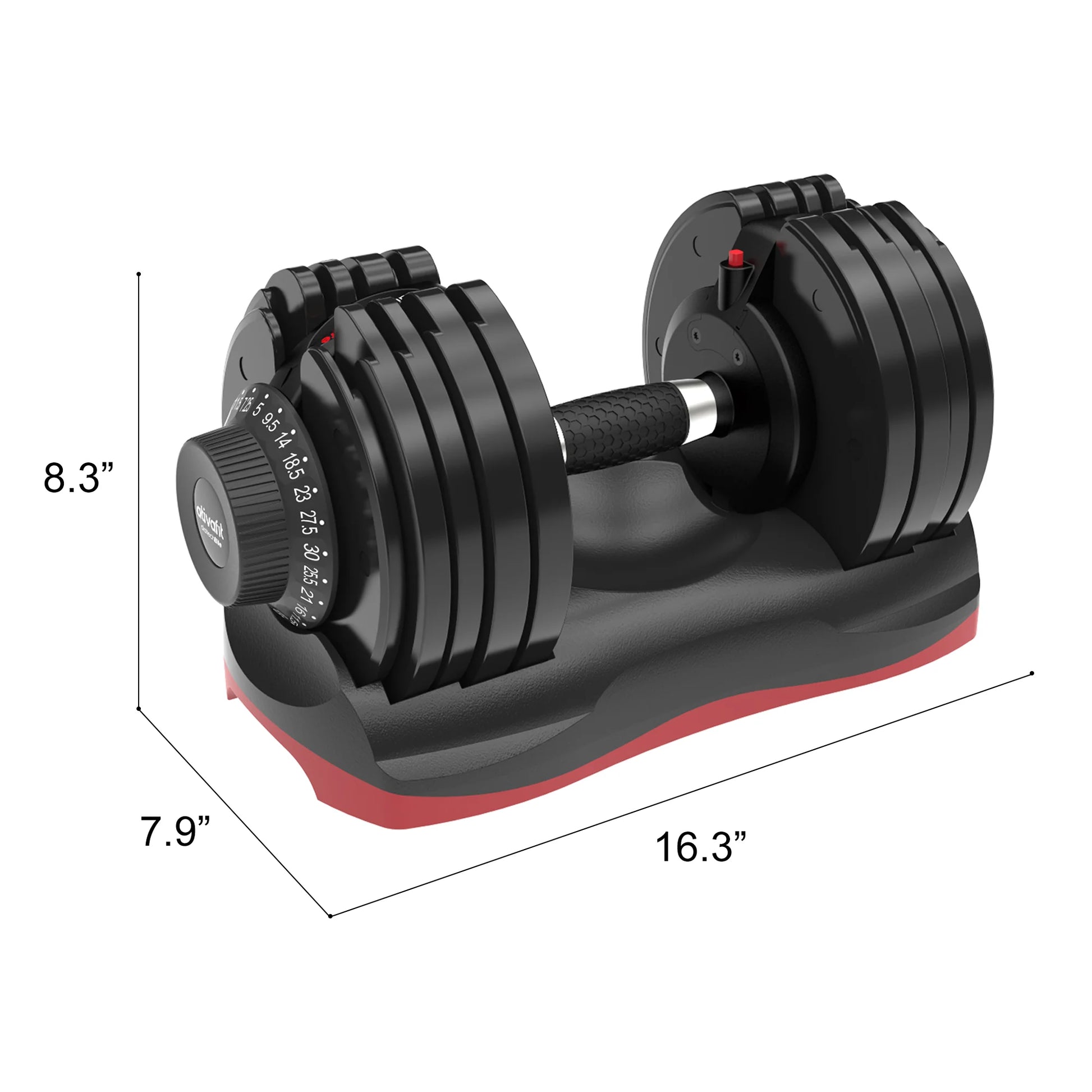 Lava 66 Lb Adjustable Weight Dumbbell Set