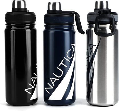 Water Bottle, Insulated Water Bottle, Stainless Steel Water Bottles, Metal Water Bottle, Big Water Bottle, Reusable Water Bottle, Dual Mouth Chug Cap/ Wide Mouth Opening - Keel
