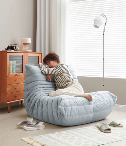 Modern Living Room Chair Big Bean Bag Adult Floor Sofa Recliner Memory Foam Lazy Couch Suitable Balcony for Fireside Chair