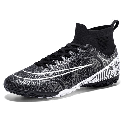 Men'S Soccer Cleats Professional High-Top Football Shoes Outdoor Spikes Soccer Shoes