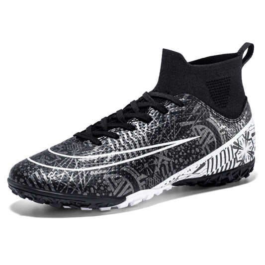Men'S Soccer Cleats Professional High-Top Football Shoes Outdoor Spikes Soccer Shoes