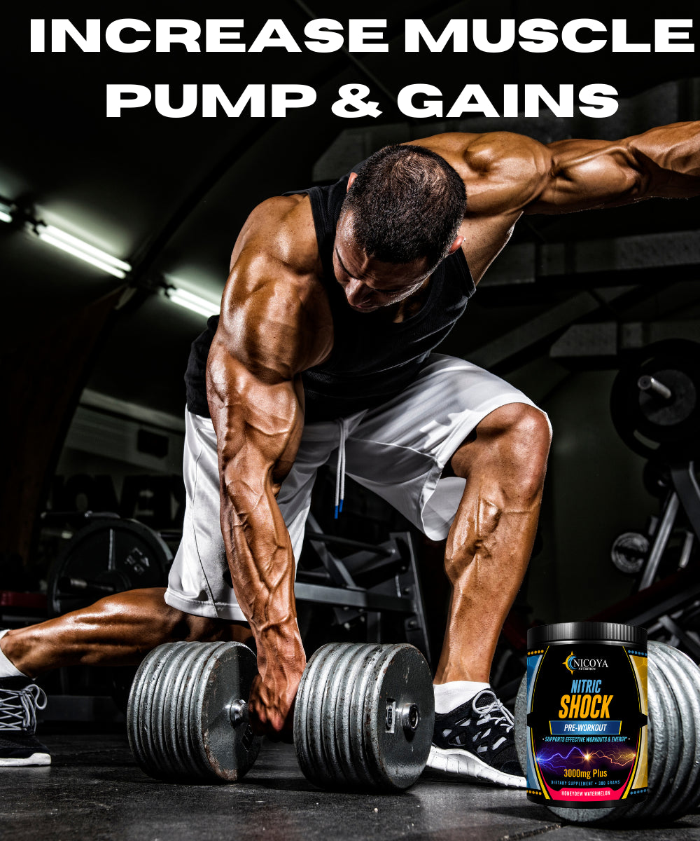 Nitric Oxide - Pre Workout Powder Increase Power, Strength & Energy. Watermelon