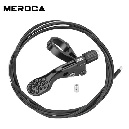 MTB Wire-Controlled Seatpost Lift Switch with Cable for 22.2Mm Handlebar Aluminum Alloy Road Bike Lift Seatpost Controller