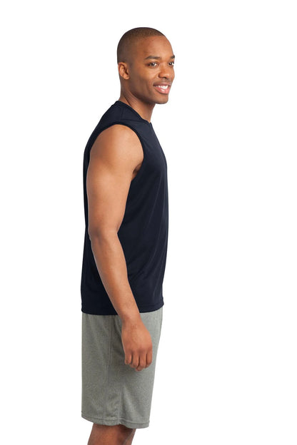 Men'S Sleeveless Crewneck Sports T-Shirt