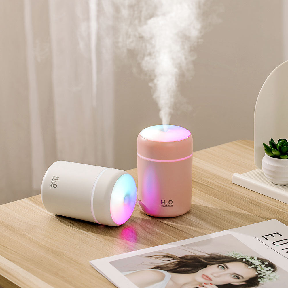 USB Home Indoor Desktop Air Humidifier Night Light Plug-In Car Mini Atmosphere Light Atomized Aromatherapy Machine