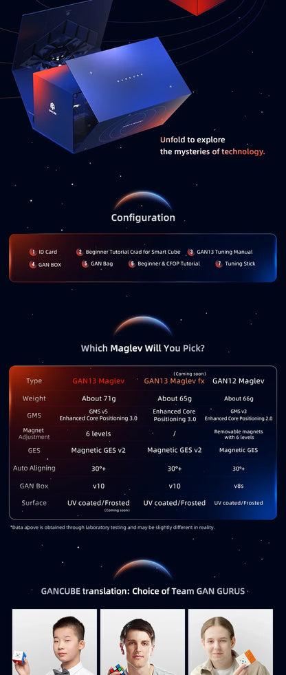 [Picube]  13 Maglev 3X3X3 Magnetic Magic Cube Speed Cubo 13 M 3X3 Cube 13 Maglev Flagship Cube 13 Maglev UV Edition