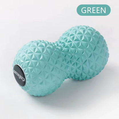 Peanut Roller Fitness Ball Double Lacrosse Ball Trigger Point Massage Ball Myofascial Release Deep Tissue Massager