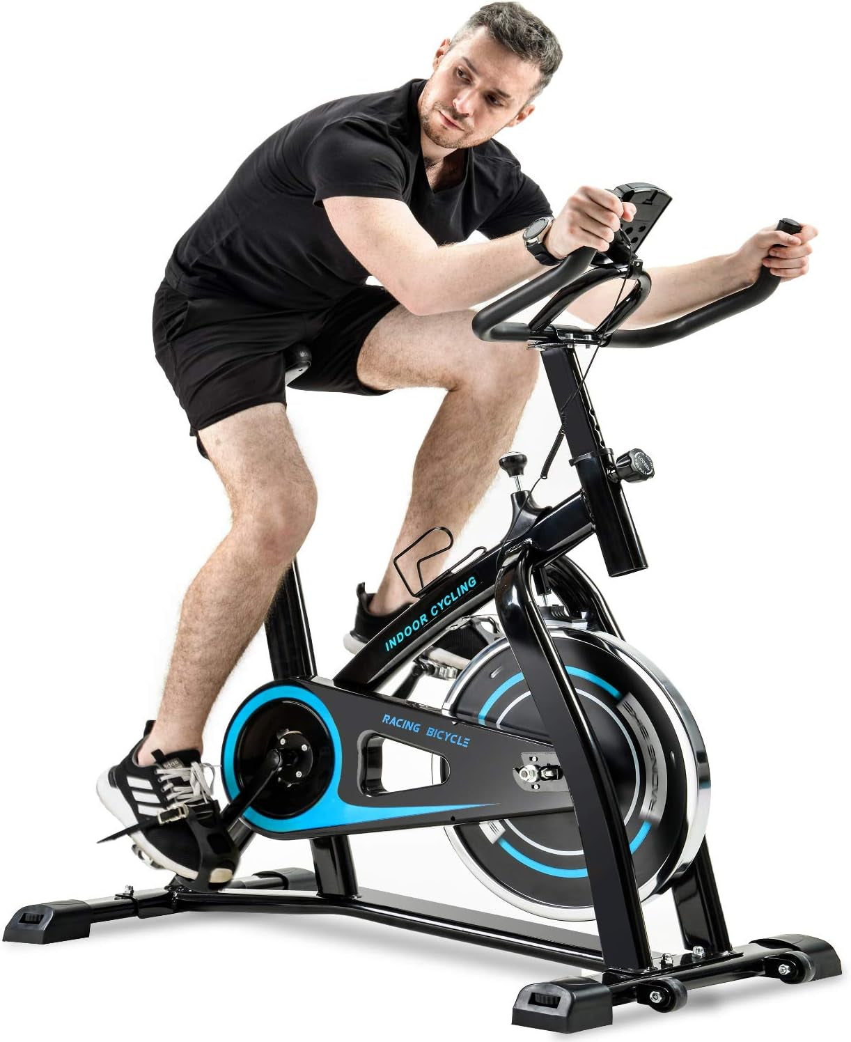 Exercise Bike Indoor Cycling Bike Cycle Trainer Adjustable
