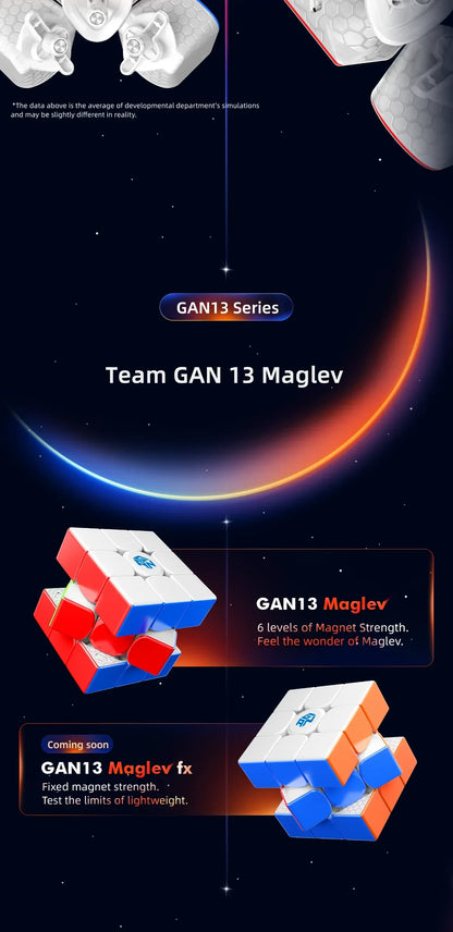 [Picube]  13 Maglev 3X3X3 Magnetic Magic Cube Speed Cubo 13 M 3X3 Cube 13 Maglev Flagship Cube 13 Maglev UV Edition