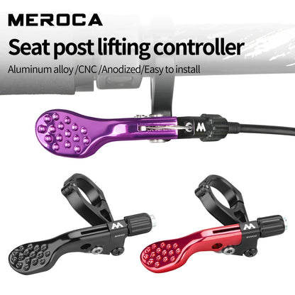 MTB Wire-Controlled Seatpost Lift Switch with Cable for 22.2Mm Handlebar Aluminum Alloy Road Bike Lift Seatpost Controller