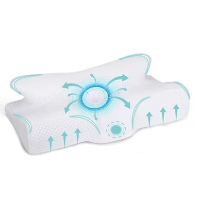 New Upgrade Ergonomic Cervical Pillow for Sleeping Orthopedic Support Pillows Odorless Contour Neck Pain Memory Foam Pillow