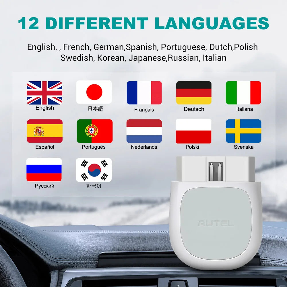 Maxiap AP200 Global Version Bluetooth Automotive Car Diagnostic Tool OBD2 Scanner for Family Diyers