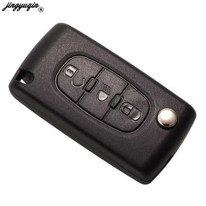 2/3 Buttons for Peugeot 207 307 308 407 607 807 for Citroen C2 C3 C4 C5 C6 Auto Remote Key Case Va2/Hu83 CE0523 CE0536